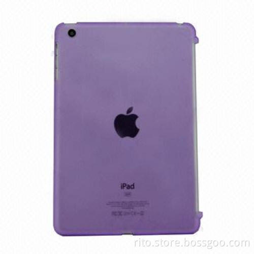 New Rubberized Matte Purple Color Hard Case for iPad Mini